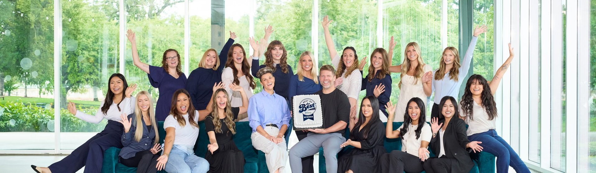Collins Orthodontics team group portrait