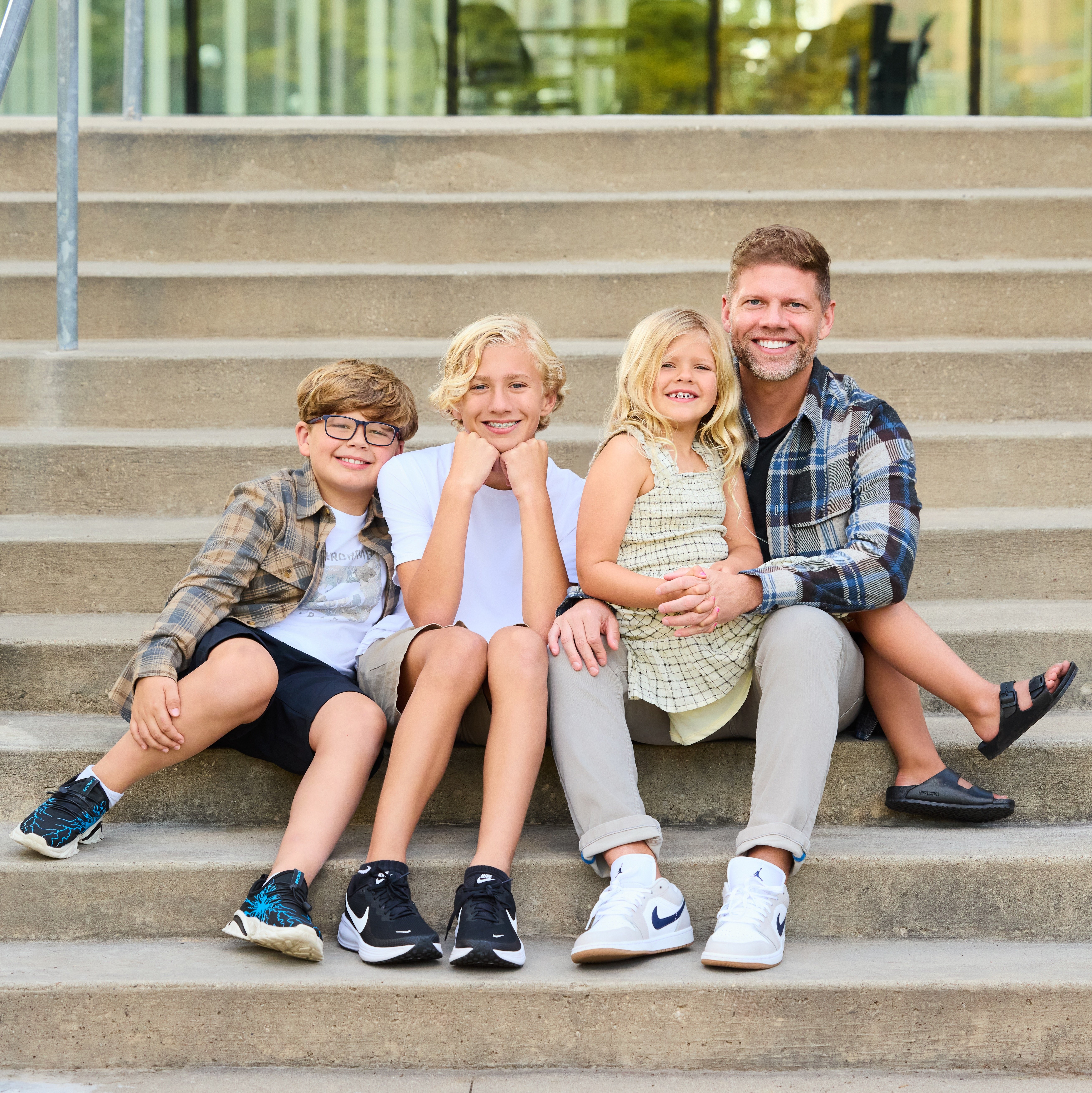 Dr. Collins with his family