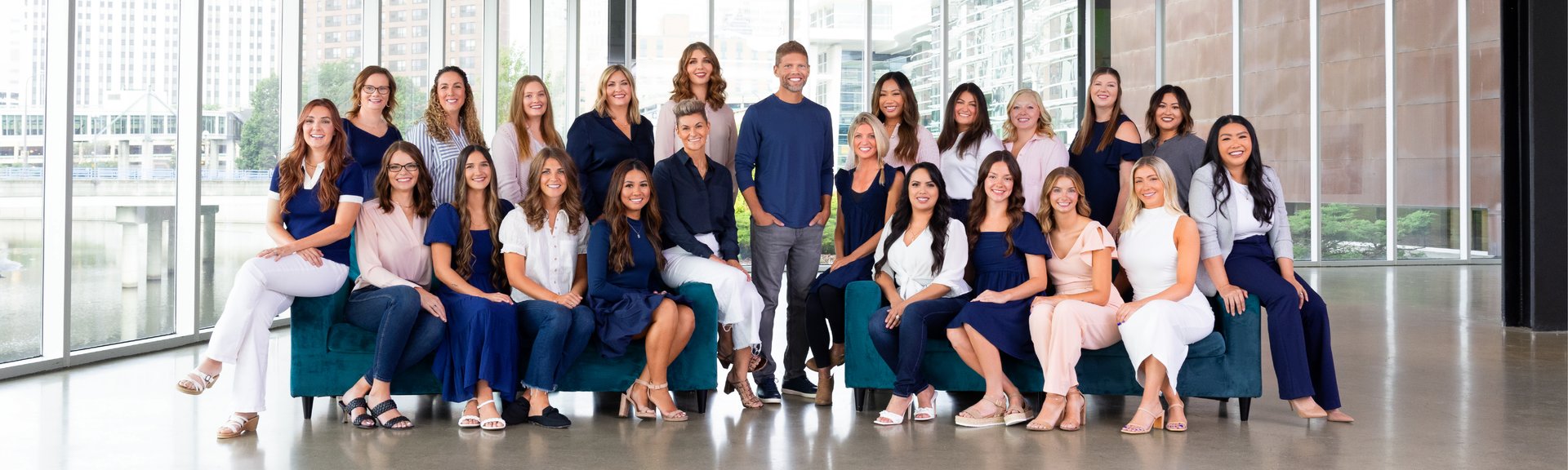 Collins Orthodontics team group portrait